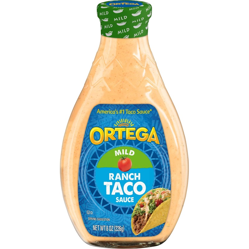 Ortega Flavor Craver Taco Sauce, Taco Ranch, 8 Ounce (Pack Of 12)