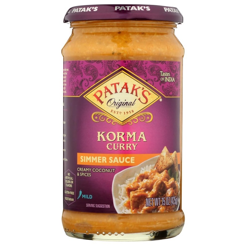 Patak'S Korma Curry Cooking Sauce Mild 15 Oz