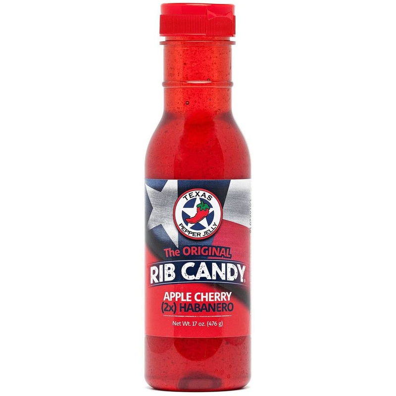 Rib Candy - Apple Cherry 2X Habanero Net Wt. 17 Oz (476 G) Bottle