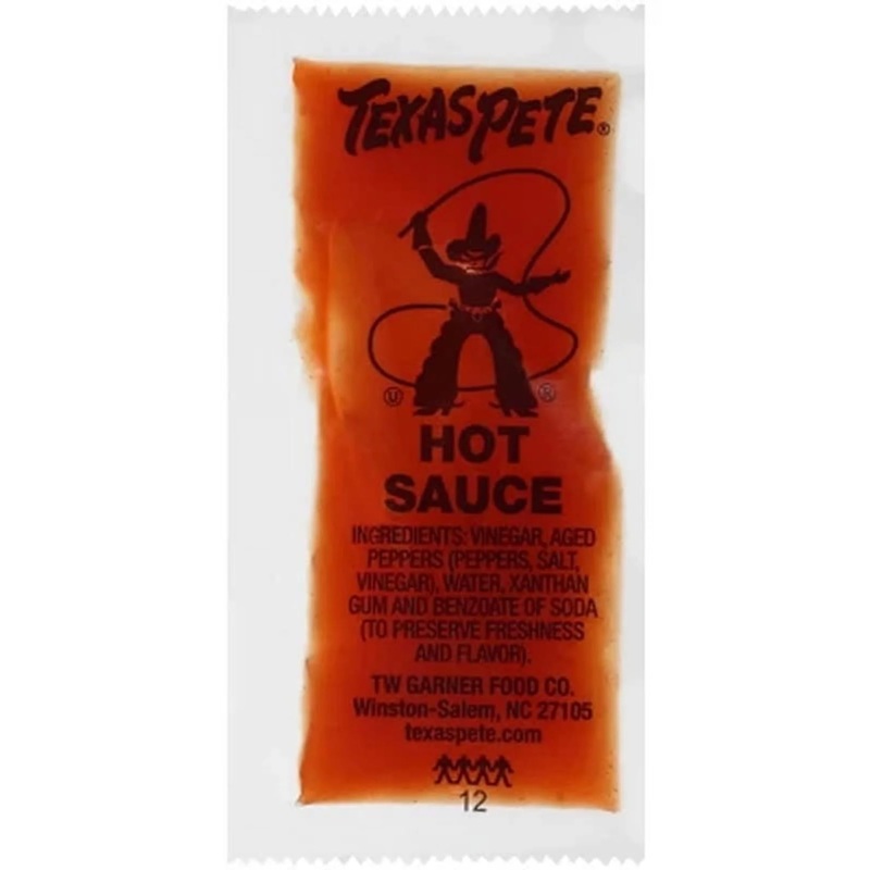 Texas Pete Hot Sauce Packet - 7G - 50 Pack