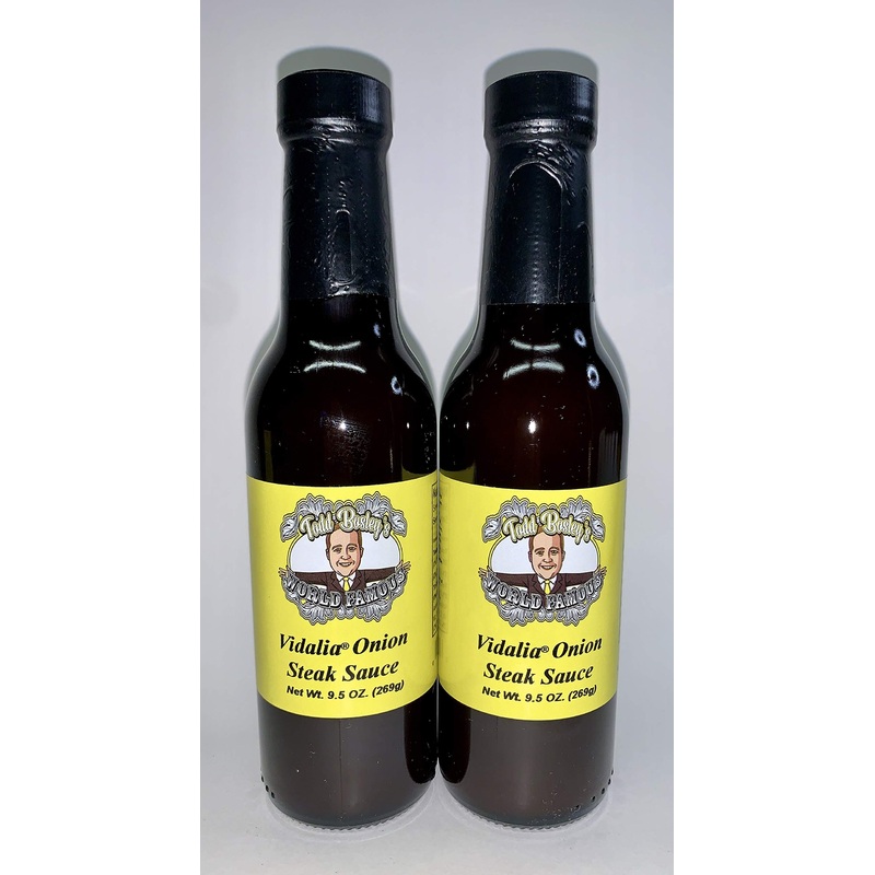 2 Pack Of Todd Bosley'S World Famous Vidalia Onion Steak Sauce (9.5 Oz)