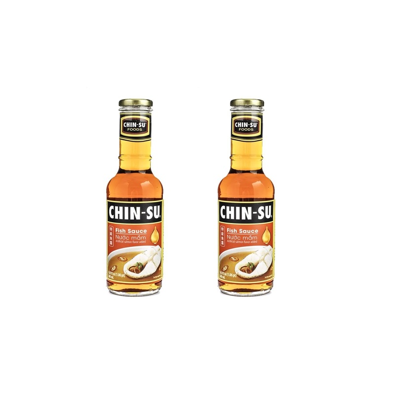 2 Packs - Chinsu Fish Sauce Glass Bottle - Nuoc Mam Chinsu - 500Ml