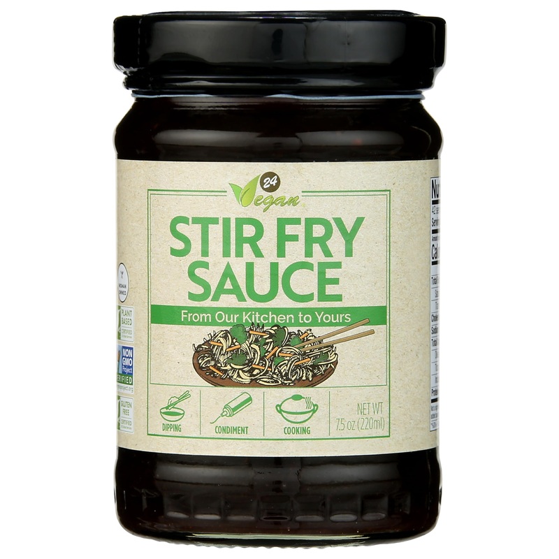 24Vegan Stir Fry Sauce - Vegan - All Natural - Non Gmo - No Msg - 7.5Oz - Stir Fry And Dipping Sauce