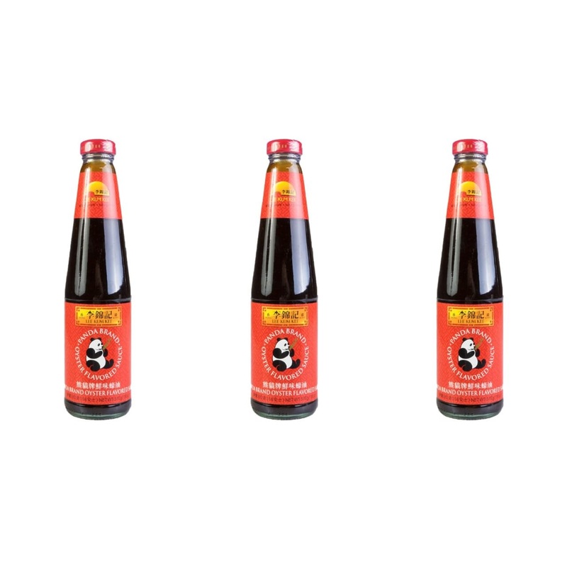 3 Packs - Oyster Flavored Sauce Glass Bottle - 18 Oz