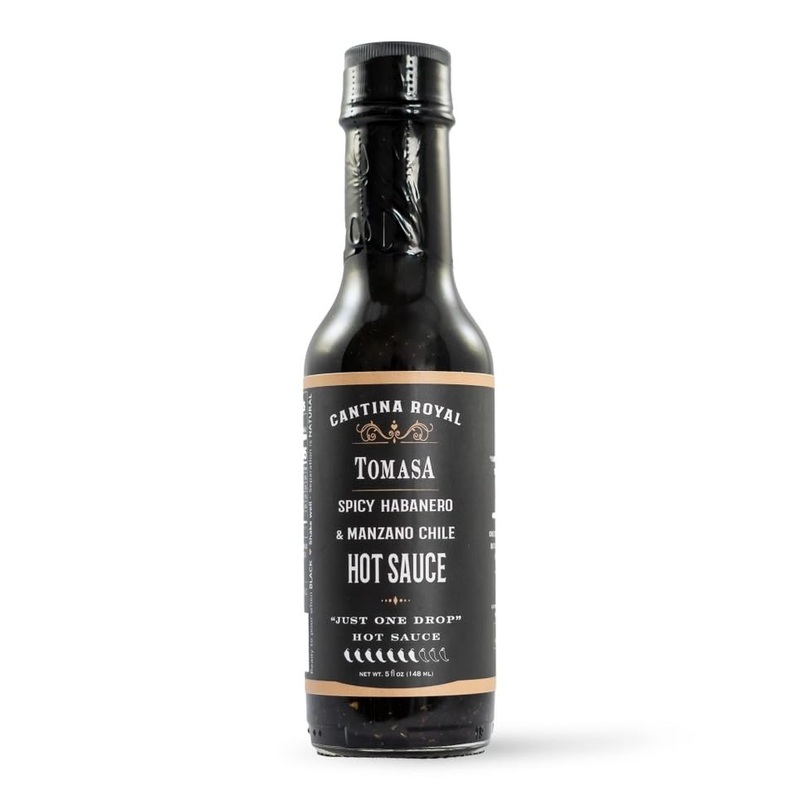 Cantina Royal Tomasa Habanero & Manzano Hot Sauce - Spicy Gourmet Condiment for Tacos, BBQ, and More - Generic Brand