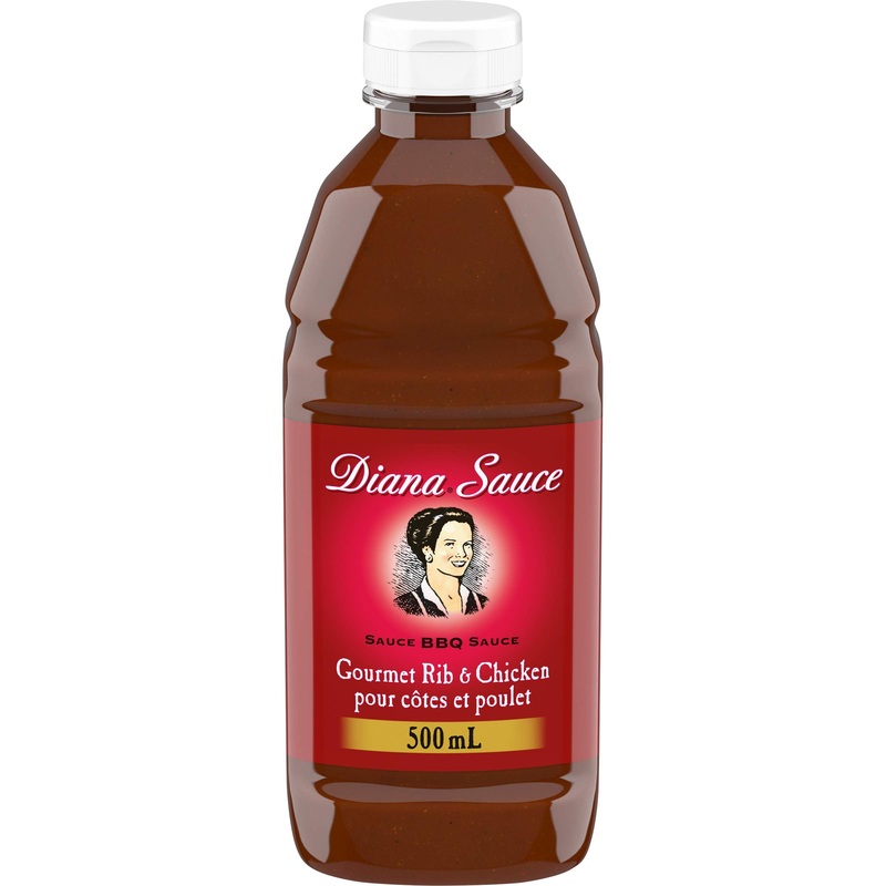 Diana Sauce, Rib And Chicken, 1 Count, 500Ml/15.90 Fluid Ounces {Imported From Canada}