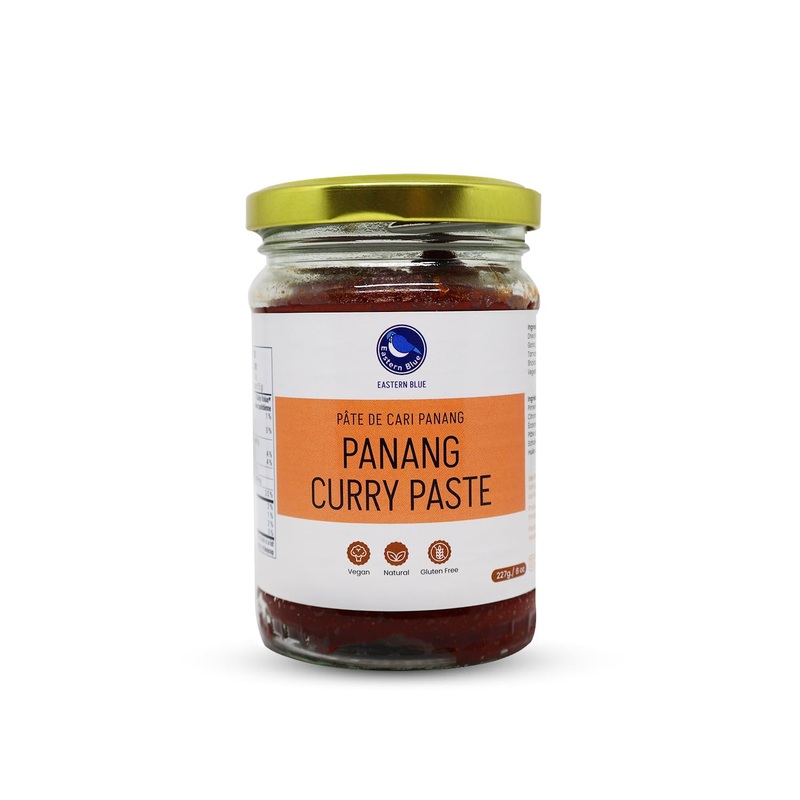 Eastern Blue Thai Curry Paste - Thai Panang Curry Paste 8 Oz | Authentic Thai Curry Sauce For Tasty Dishes And Curries | Vegan,