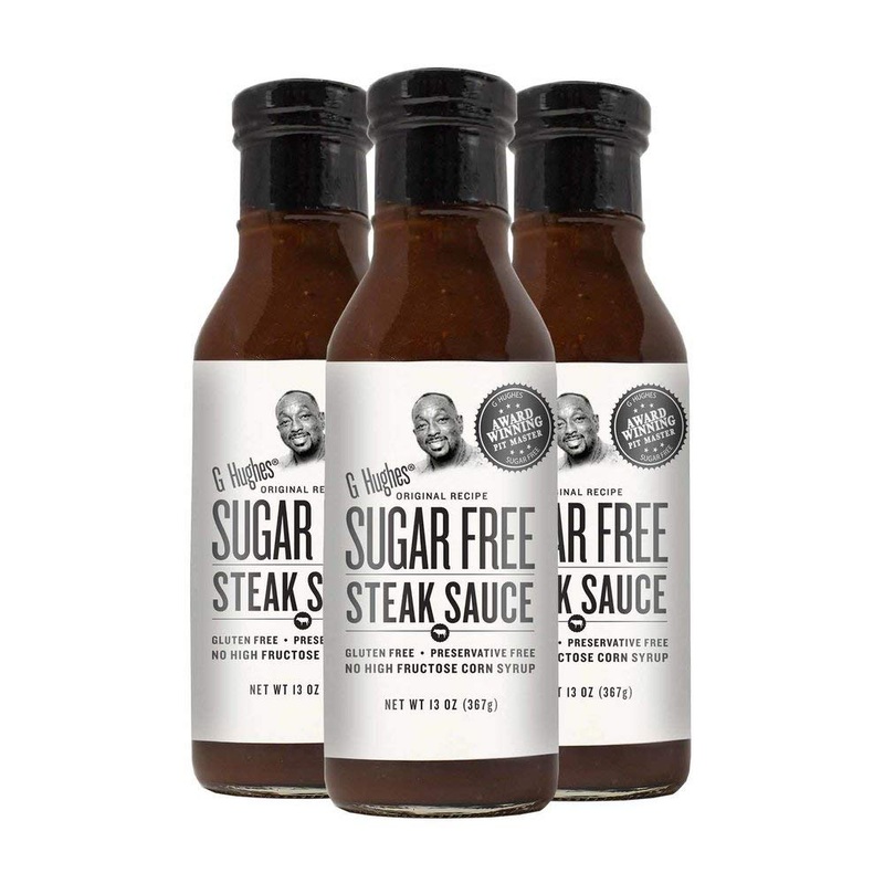 G Hughes Steak Sauce, Sugar Free, Gluten Free, 13 Ounces (Pack Of 6)