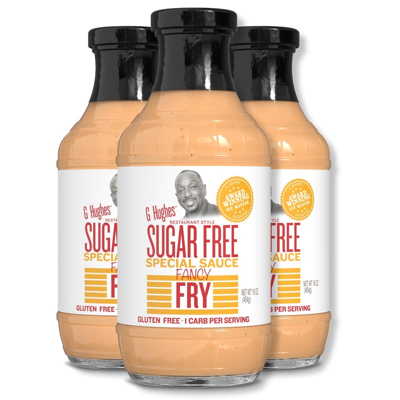 G Hughes Sugar Free Fancy Fry Special Sauce - Sugar Free Burger Sauce, Fry Sauce For French Fries, Gluten Free Secret Sauce, Dip