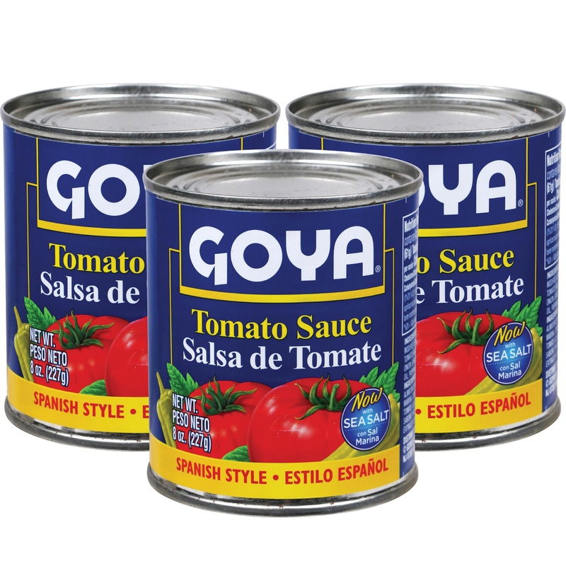 Goya Tomato Sauce Spanish Style, 8 Ounce Each, Pack Of 3