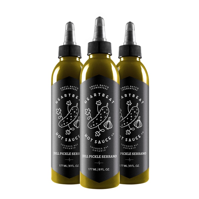 Heartbeat Hot Sauce Co. | Dill Pickle 6 Oz. 3 Pack