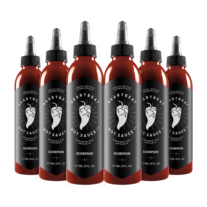 Heartbeat Hot Sauce Co. | Scorpion, 6 Oz. 6 Pack