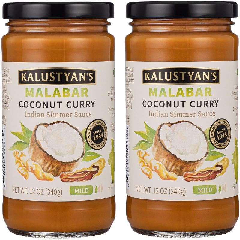 Kalustyan'S Coconut Curry Sauce, Indian Simmer Sauce - From New York City'S Favorite Spice Destination - Notes Of Tangy Tamarind