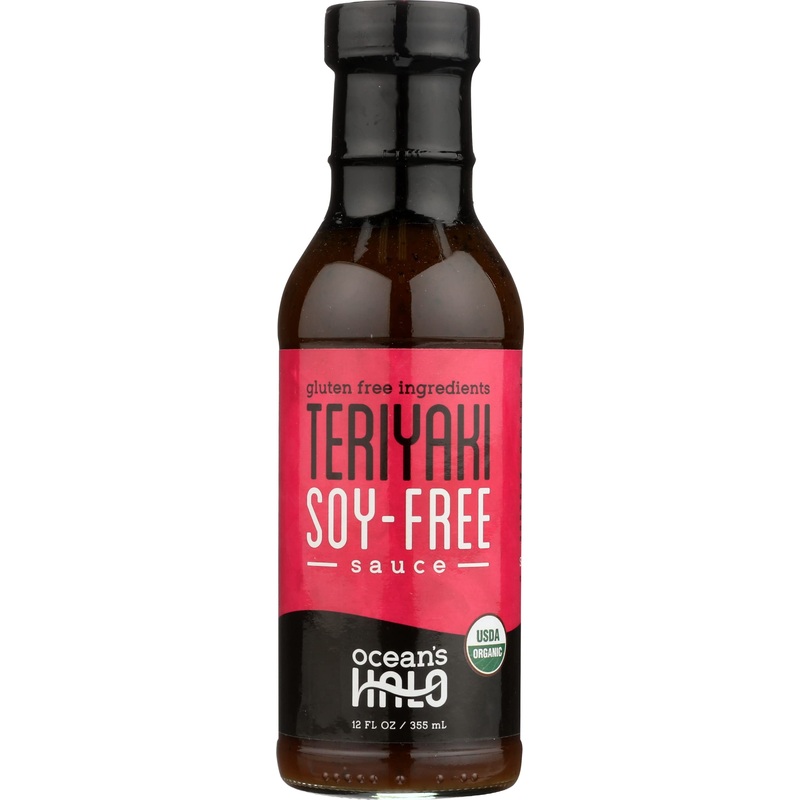 Ocean'S Halo Teriyaki Sauce, Soy Free, Gluten Free, 12 Ounces (Pack Of 6)