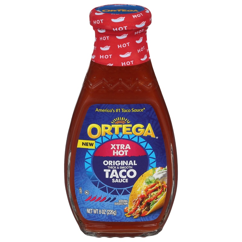 Ortega Xtra Hot Taco Sauce, 8 Ounce