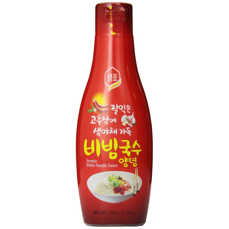 Sempio Seasoned Sour Gochujang For Stir-Mix Noodles & Cold Ramen - Convenient And Easy Squeeze Bottle, Korean Red Pepper Paste S