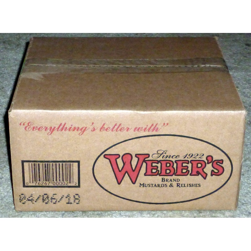 Webers Horseradish Mustard, 16 Oz