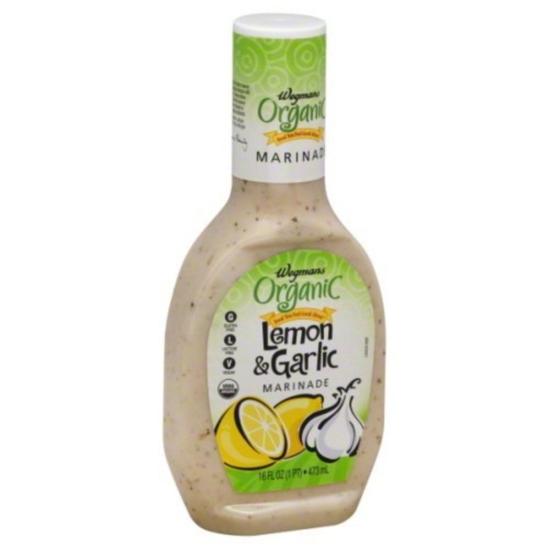 Wegmans Organic, Lemon & Garlic Marinade 16Oz. (Pack Of 4)