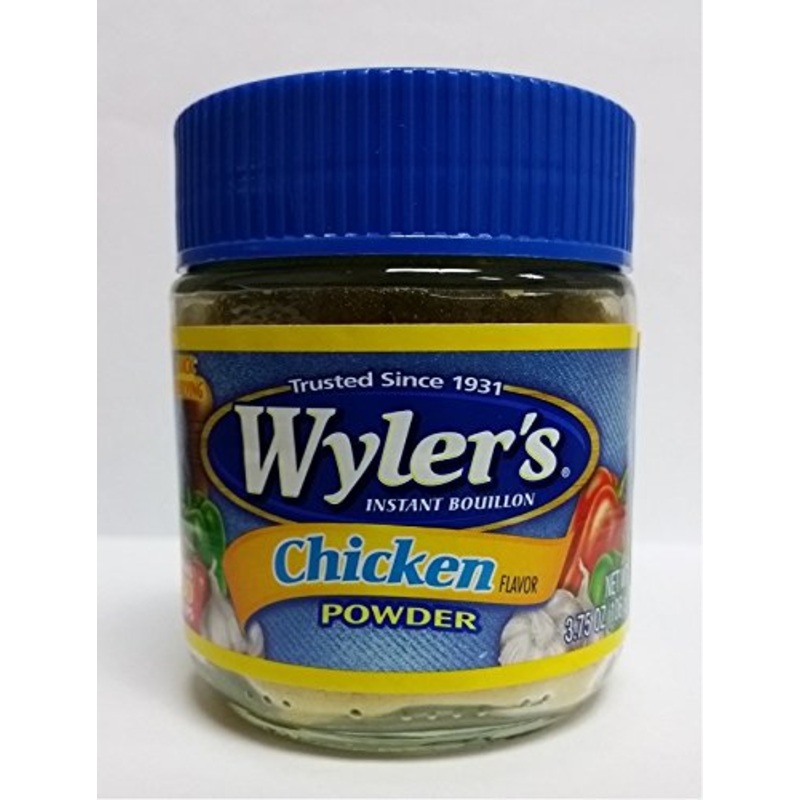 Wyler'S Chicken Flavored Powder Instant Bouillon, Contains Artificial Flavors, 3.75 Ounces (Pack Of 8)
