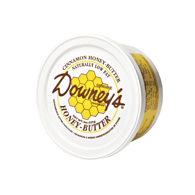 Amishtastes Downey'S All-Natural Cinnamon Honey Butter, Favorite Amish Food, 8 Oz. (Pack Of 24)