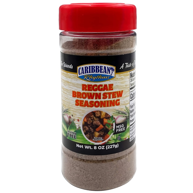 Caribbean Rhythms Reggae Brown Stew Seasoning, 8 Oz.