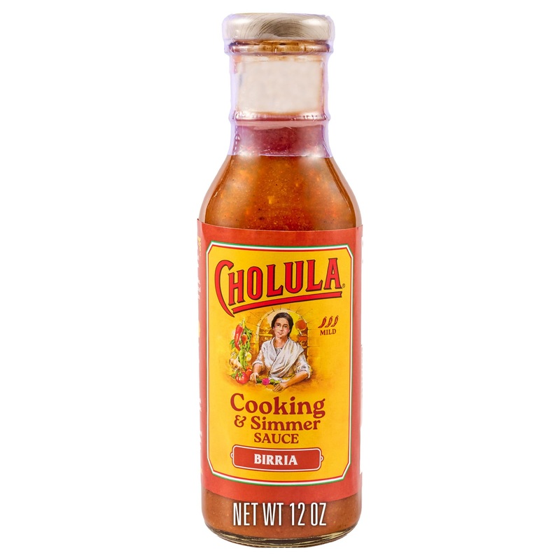 Cholula Birria Cooking & Simmer Sauce, 12 fl oz - Perfect for Tacos, Stews, Quesadillas & More