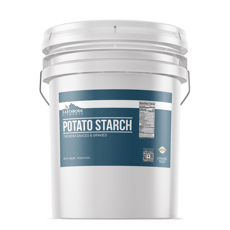 Earthborn Elements Potato Starch (5 Gallon), Thickener For Sauces, Soup, & Gravy