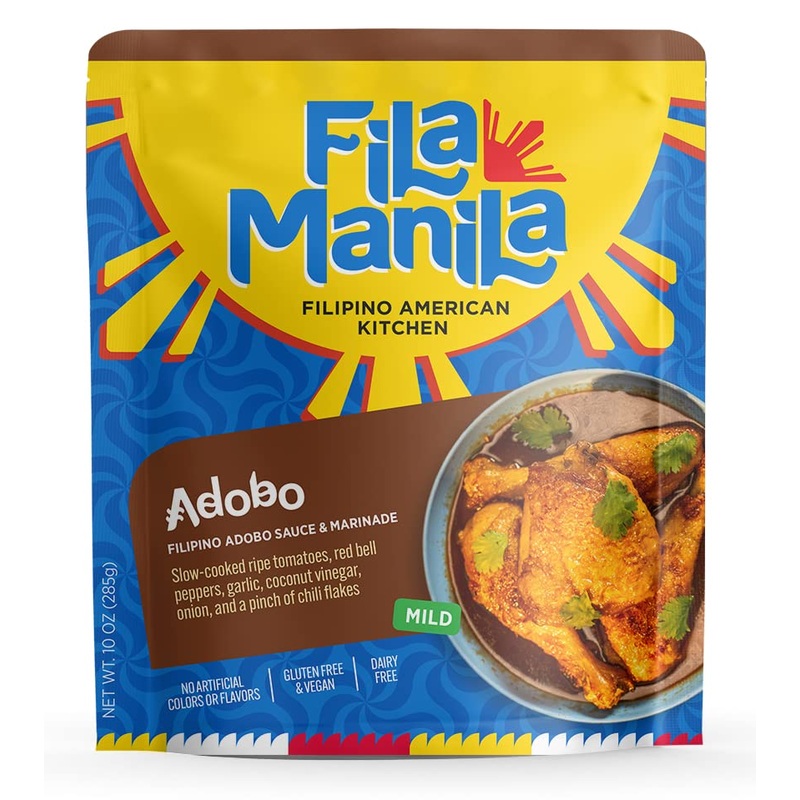 F.Ila Manila Filipino Peach Adobo Sauce 8 Oz (Pack Of 6)
