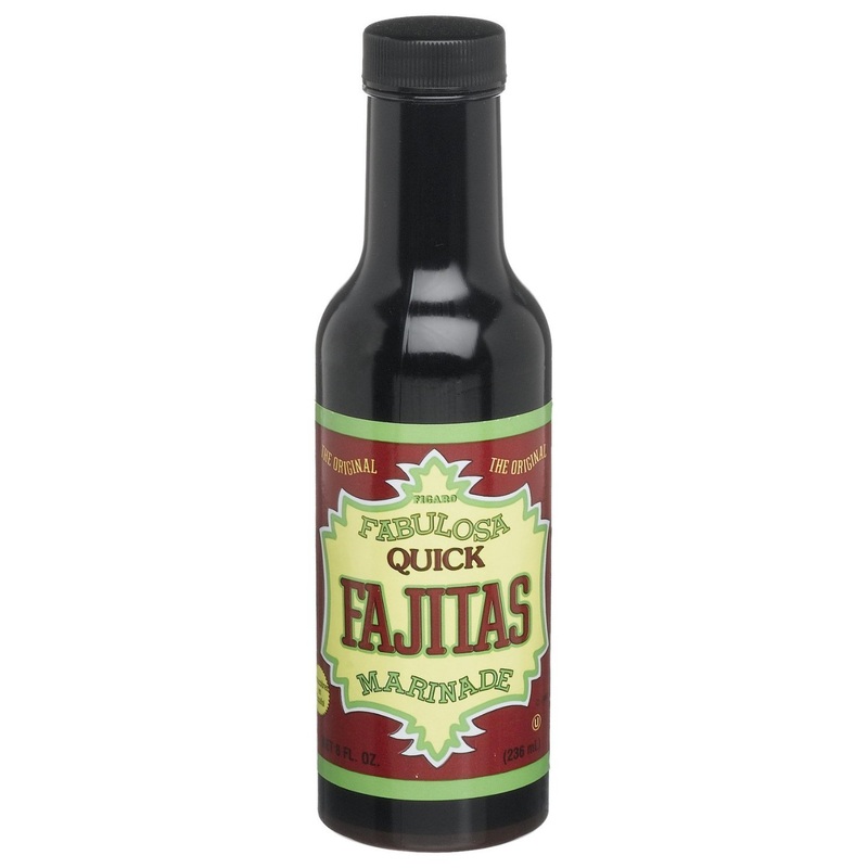 Figaro Fabulosa Fajita Marinade, 8-Ounce Platic Bottles (Pack Of 3)