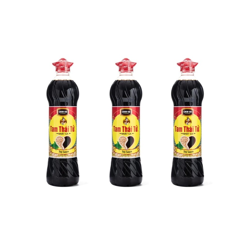 Generic 3 Packs - Tam Thai Tu Soy Sauce - Nuoc Tuong Tam Thai Tu - 650 Ml Per Bottle X 3 Bottles Per Order