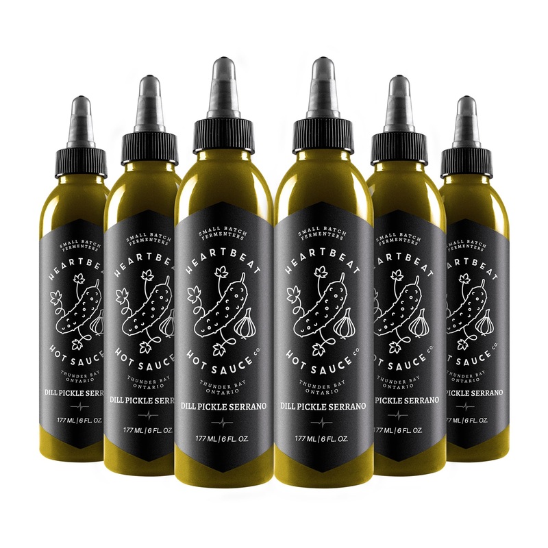 Heartbeat Hot Sauce Co. | Dill Pickle, 6 Oz. 6 Pack