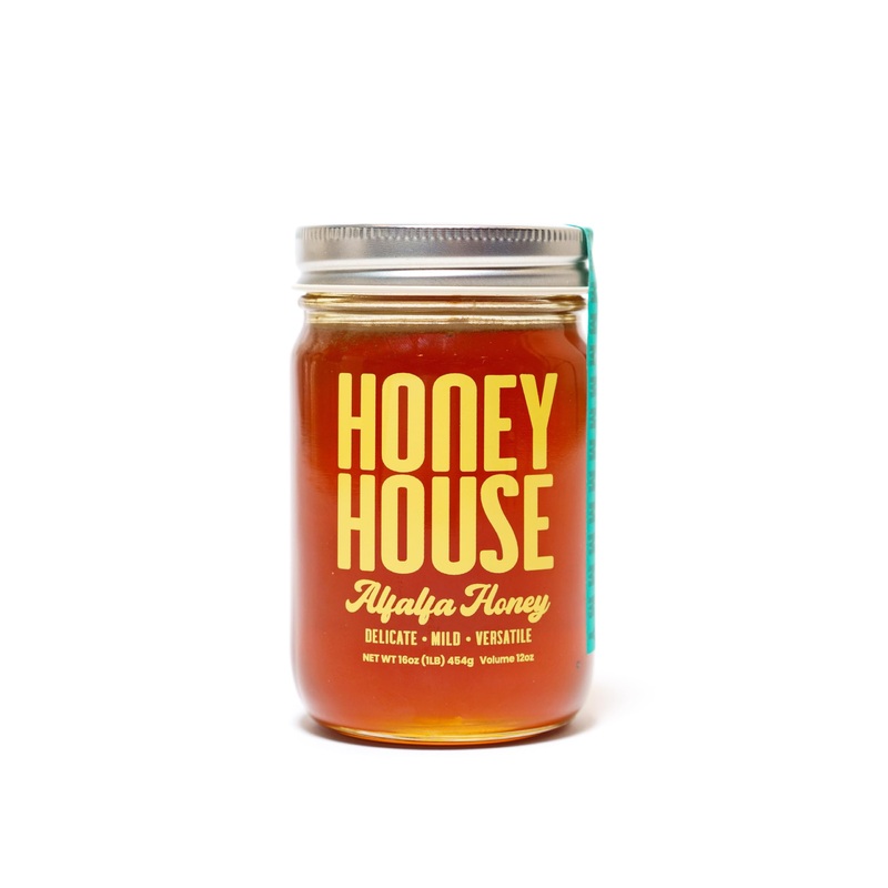 Honey House Premium Raw Alfalfa | 100% Pure & Unfiltered | Rich In Antioxidants | Sustainably Sourced | Natural Sweetener | Glas