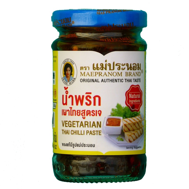 Mae Pranom Brand Vegetarian Thai Chili Paste 114G.