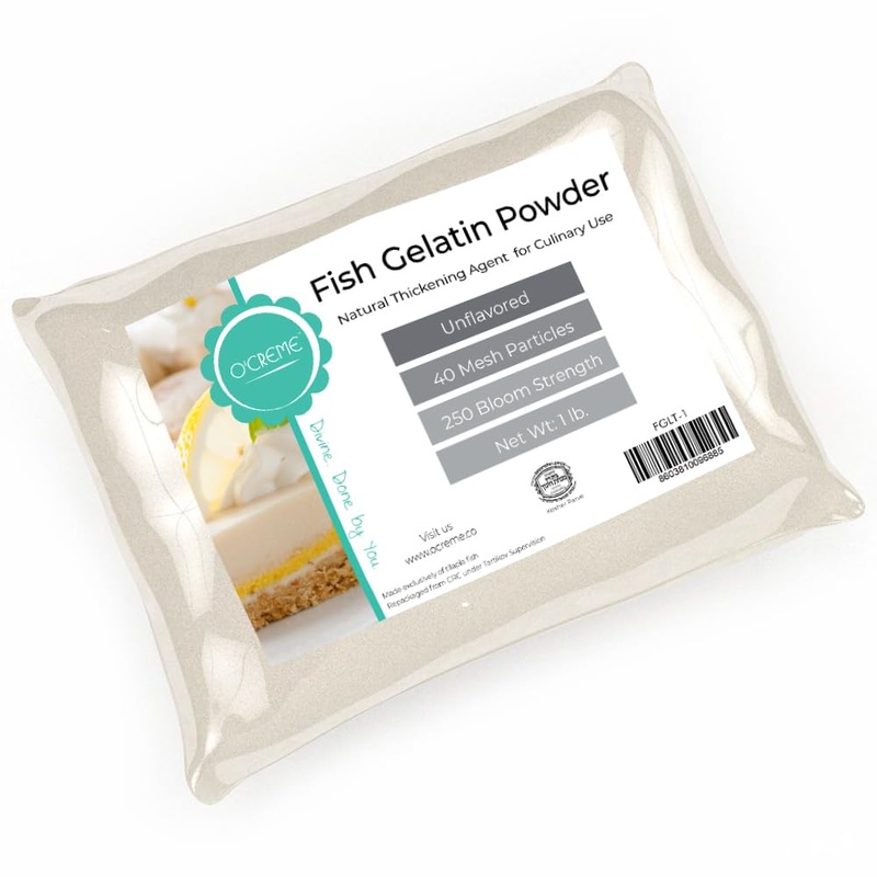 O'Creme Kosher Fish Gelatin (1 Lb)