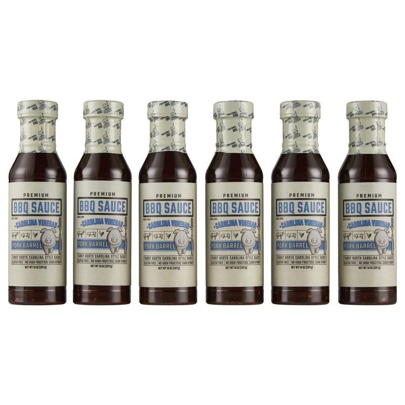 Pork Barrel Carolina Vinegar Bbq Competition Sauce, Tangy Nouth Carolina Style, Small Batch, No High Fructose Corn Syrup, Gluten