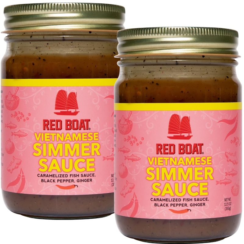 Red Boat Vietnamese Simmer Sauce | Ready In 20 Min | Savory, Sweet, And Medium Spicy | Simple Ingredients, Nothing Artificial |