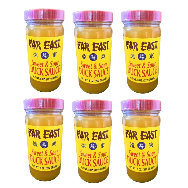 Sweet & Sour Sauce - 8 Ounce Jar Of Chinese Duck Sauce Authentic Asian Sauces (6-Pack)