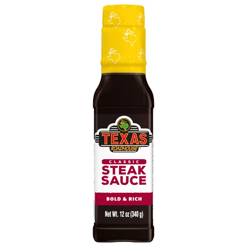 Texas Roadhouse Classic Steak Sauce, 12 oz Bottle - Perfect Marinade & Dipping Sauce with Vinegar, Onion & Garlic Flavor