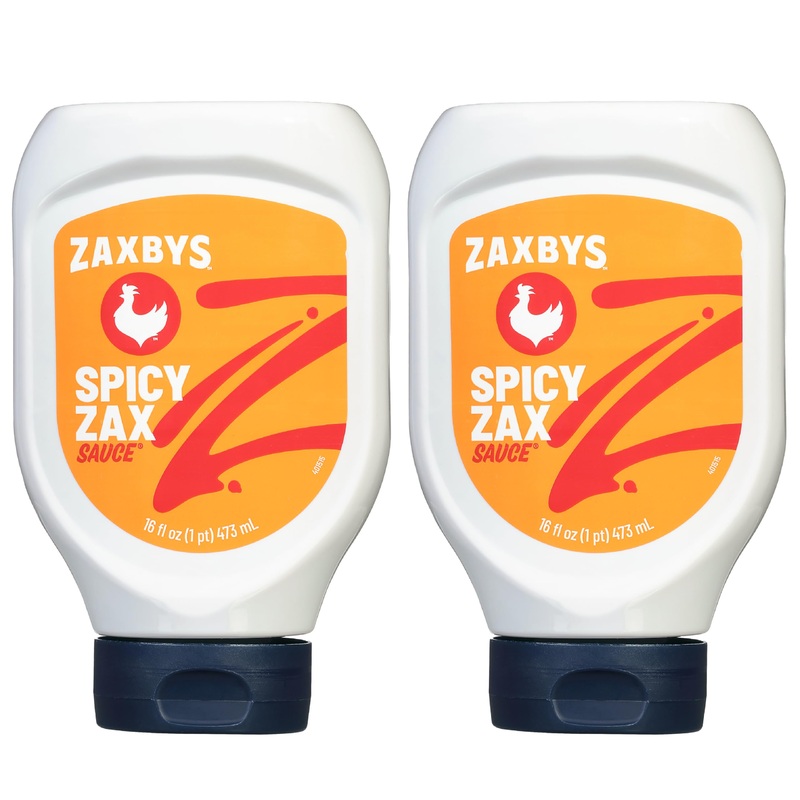 Zaxbys Spicy Zax Sauce - Hot Sauce, Bbq Sauce, Wing Sauce, Dipping Sauce For Chicken Wings, Burgers, Barbecues, Fry Sauce, Spicy