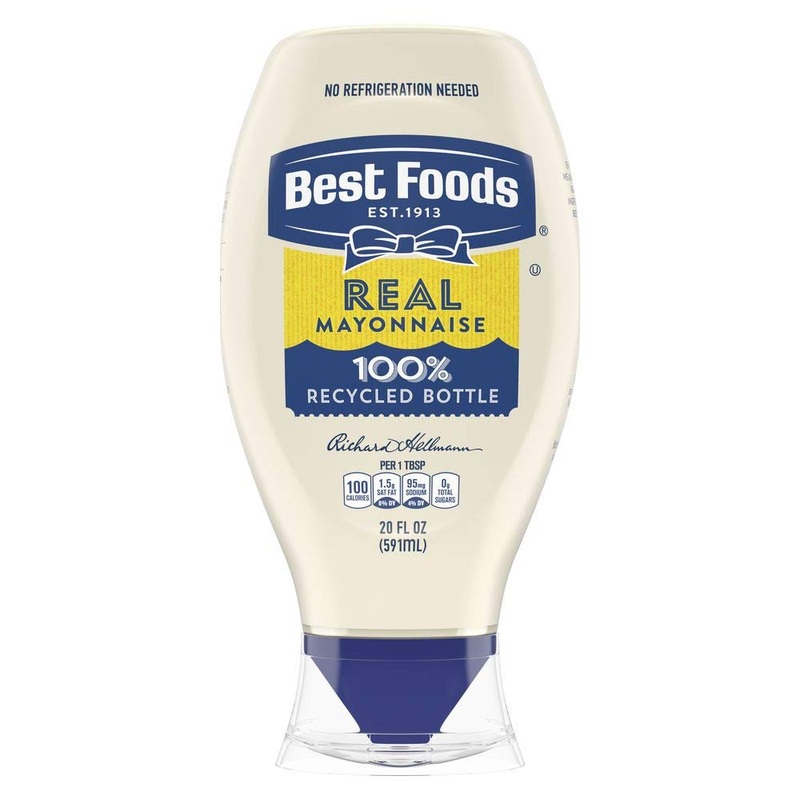 Best Foods Real Mayonnaise Squeeze Bottle Made From 100% Recycled Plastic, No-Mess Cap, Condiment For Sandwiches, Salads, Mayo M
