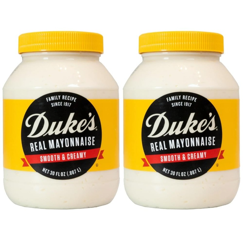 Dukes Mayonnaise 30 Fl Oz, Jar Smooth & Creamy (2 Pack)