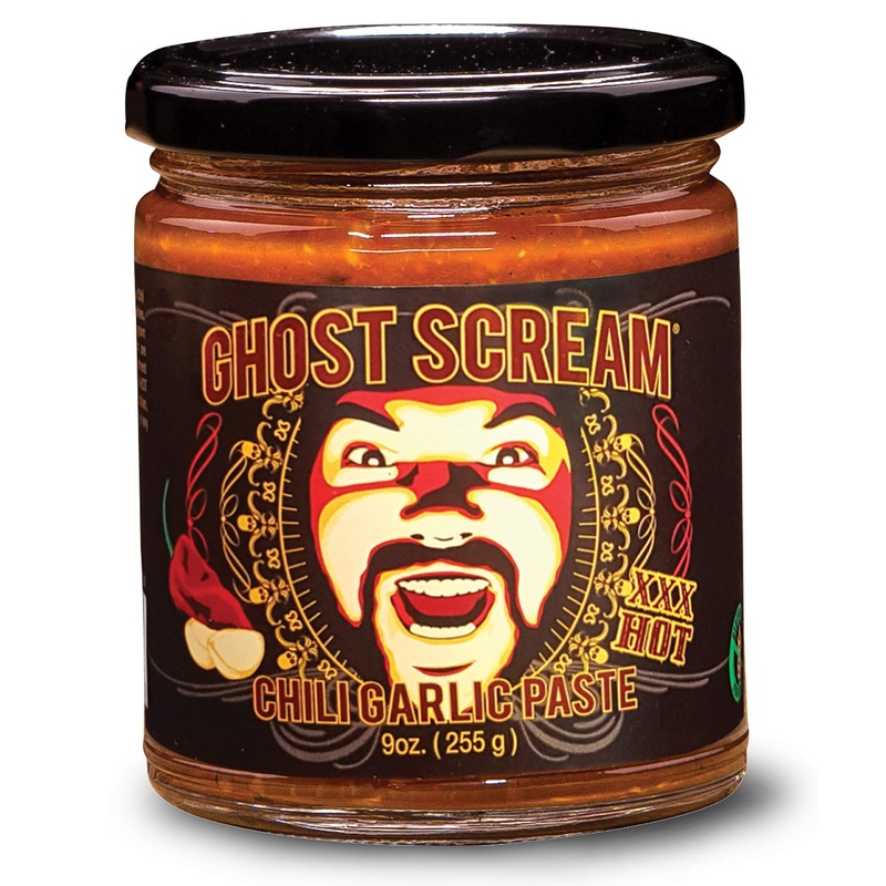 Ghost Scream Hot Sauce - Chili Garlic Paste    (Asian Style Sambal) - Award Winning Recipe (From A World-Renowned Chef) With Fre