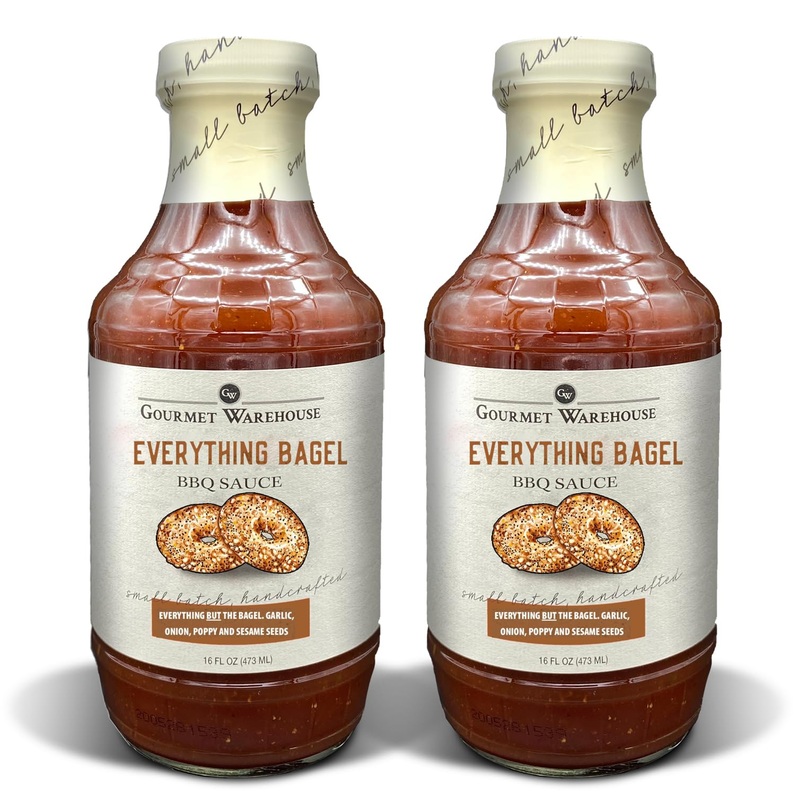 Gourmet Warehouse Bbq Sauces, 16 Fl Ozs, 2 Pack (Everything Bagel)