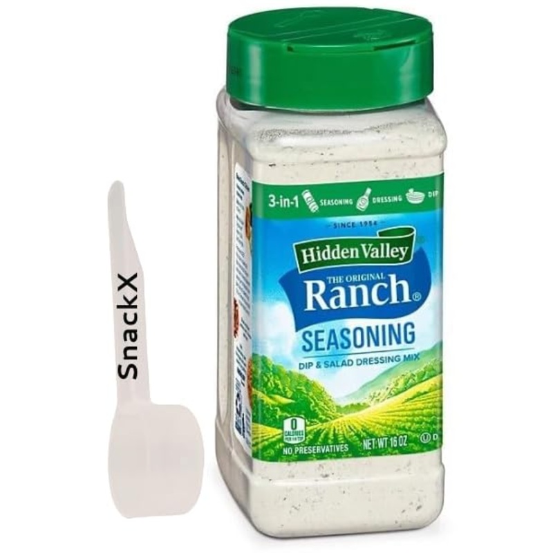 Hidden Valley Original Ranch Salad Dressing And Seasoning Mix (16 Oz.) Includes Snackx Measuring Spoon.