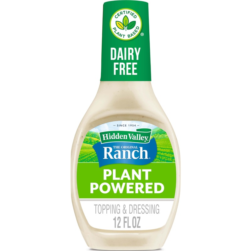 Hidden Valley The Original Ranch Plant Powered Dairy Free Ranch Salad Dressing And Topping, 12 Fluid Ounces (Package May Vary)