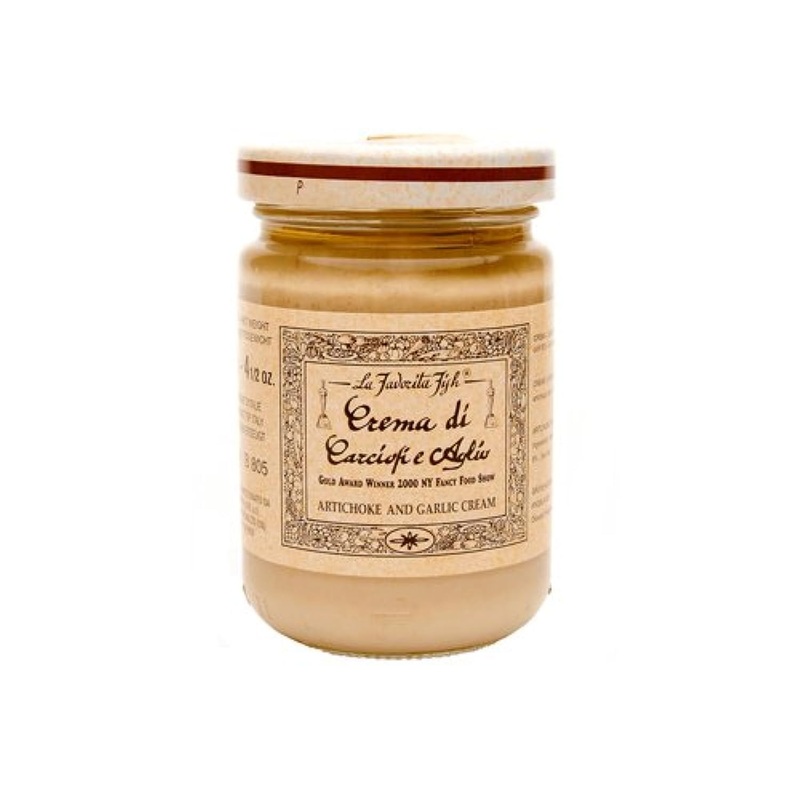La Favorita Artichoke And Garlic Cream Spread, 4.59 Oz. Jar