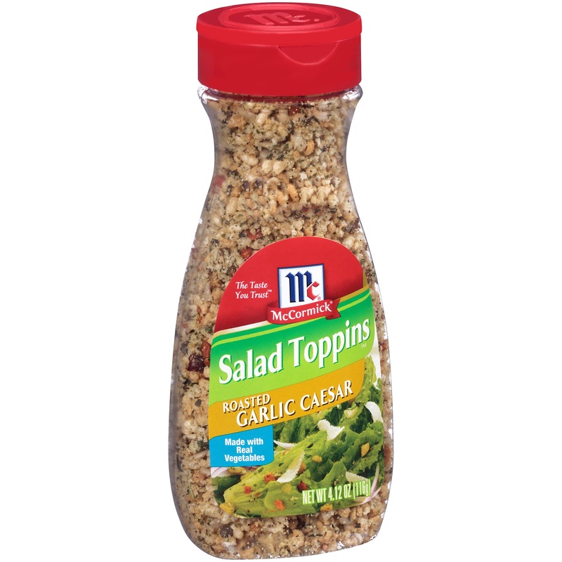 Mccormick Salad Toppins Roasted Garlic Caesar, 4.12 Oz