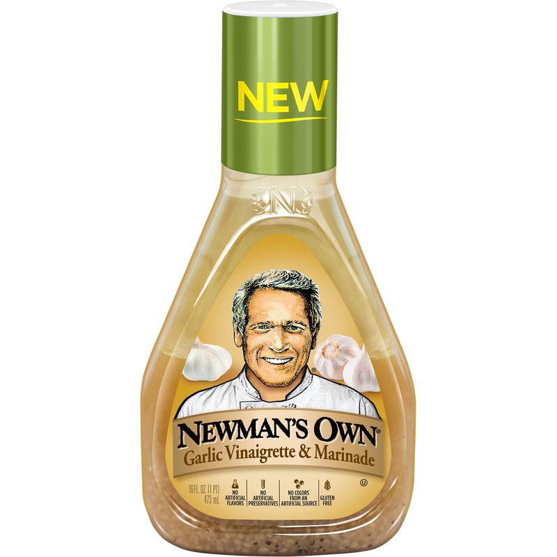 Newman'S Own Garlic Vinaigrette & Marinade, 16 Oz
