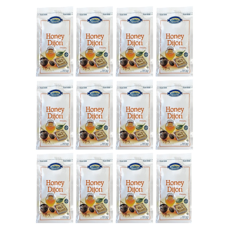 Salad Dressing 1.5 Oz. Packet | Pack Of 12 | (Honey Dijon Mustard)