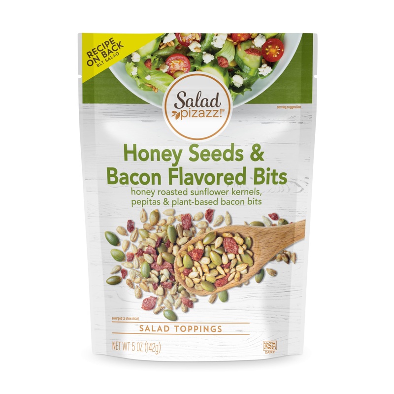 Salad Pizazz Honey Seeds & Bacon Flavored Bits Topper, 5Oz (Pack Of 12)
